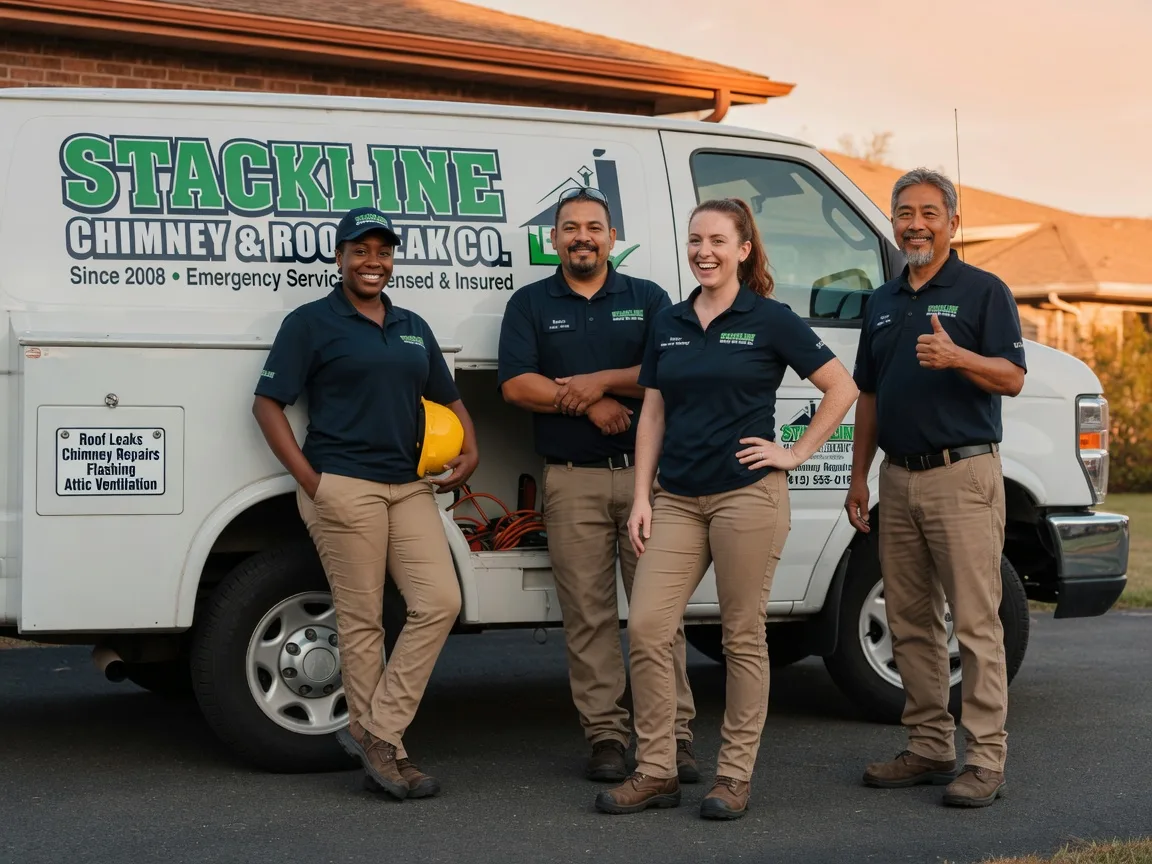 Chimney flashing repair company in Hungerford, TX